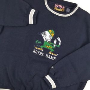 Vintage Notre Dame Fighting Irish Sweatshirt Sz M